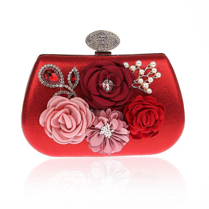 Women Clutch Bag Flower Clutches Evening Bag For Wedding