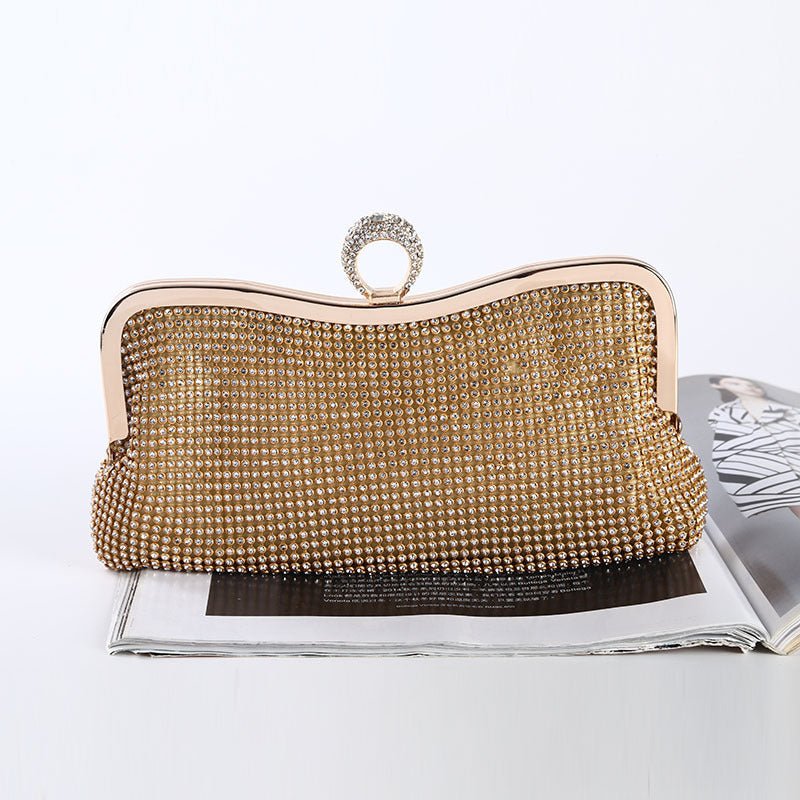 Women Evening Clutch Bag Wedding Shiny Handbags