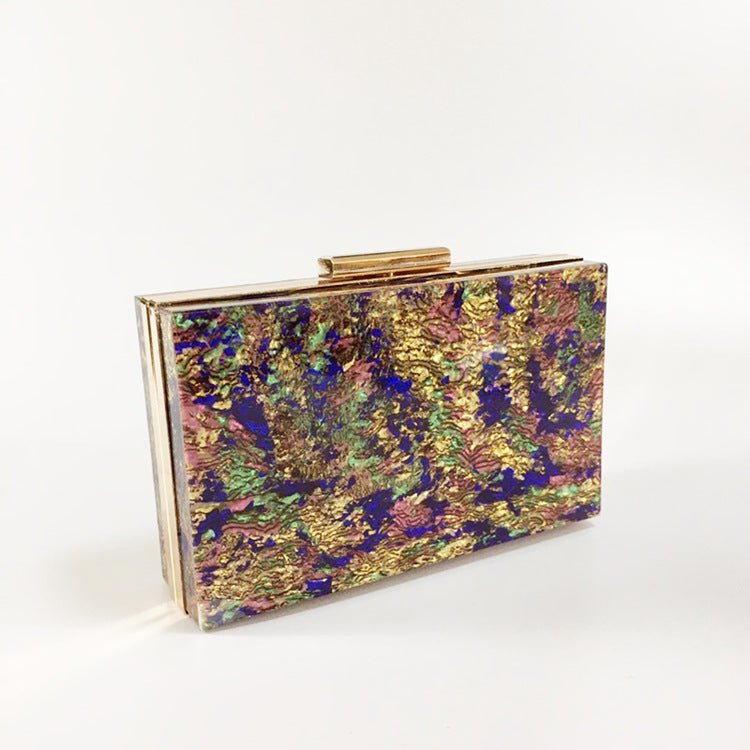 Women's Acrylic Evening Box Purses Ladies Party Hands Bags