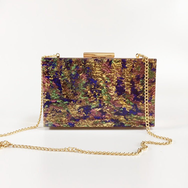 Women's Acrylic Evening Box Purses Ladies Party Hands Bags