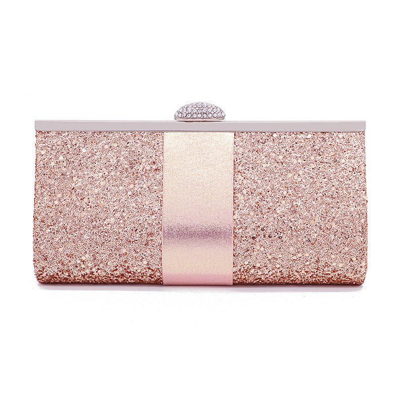 Women's Wedding Clutch Purse and Handbag Sequin Diamond Evening Bag