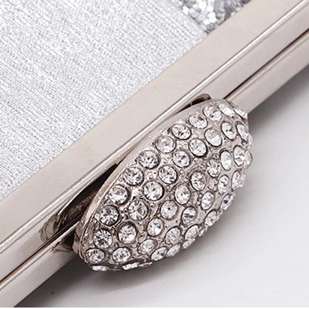 Women's Wedding Clutch Purse and Handbag Sequin Diamond Evening Bag