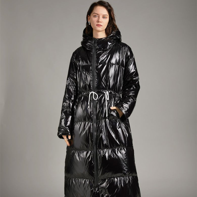 Womens Long Puffer Coat Down Jacket