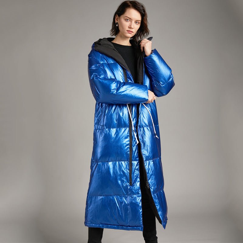 Womens Long Puffer Coat Down Jacket