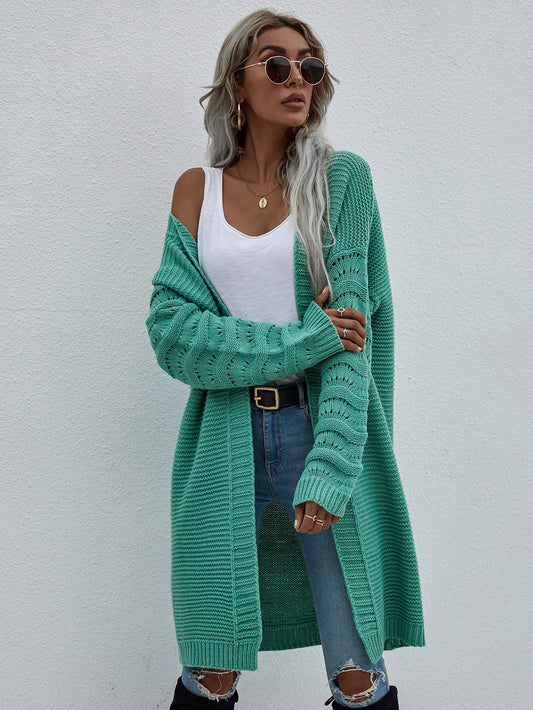 Solid Color Commuter Loose Cardigan