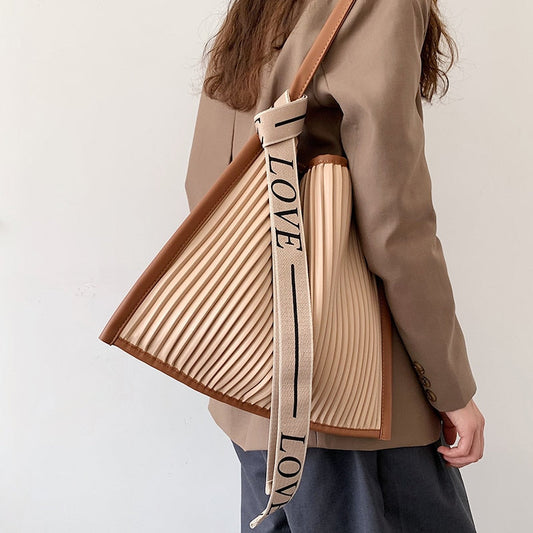 Nina Pleated Love Hobo Bag - 3 Colors