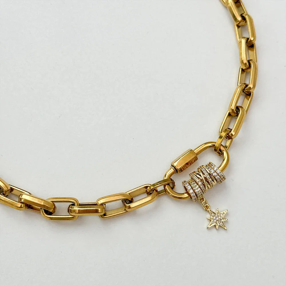 Koti Chunky Chain Choker Necklace