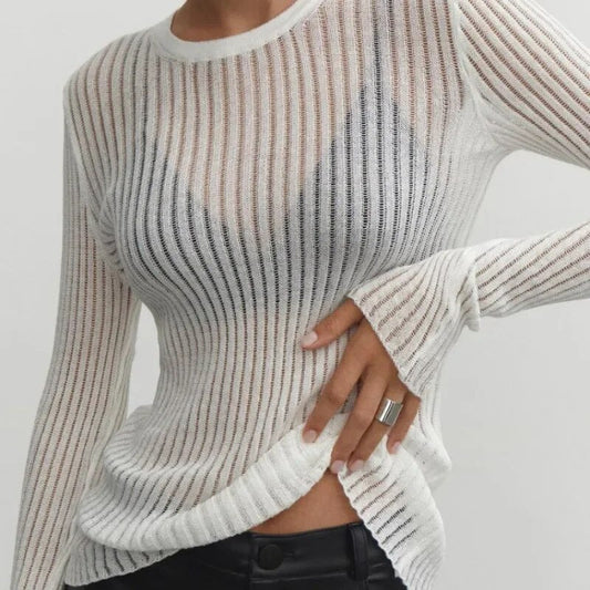 Semi Transparent Vertical Grid Tops