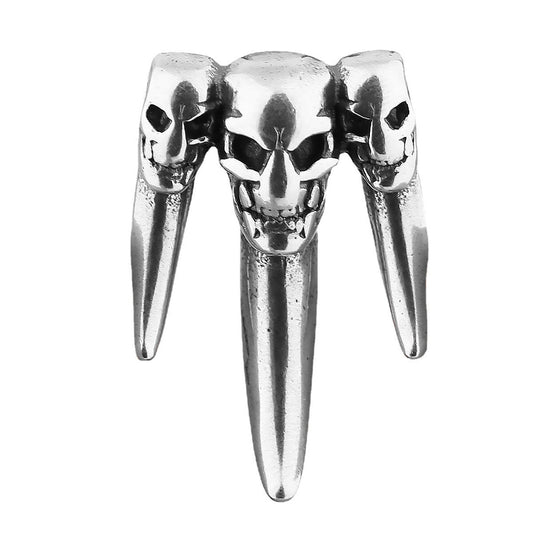 Skull Bear Claw Necklace