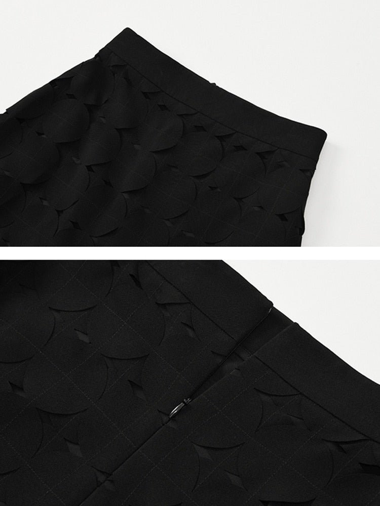 Sonya Midi Skirt with Circle Tassels