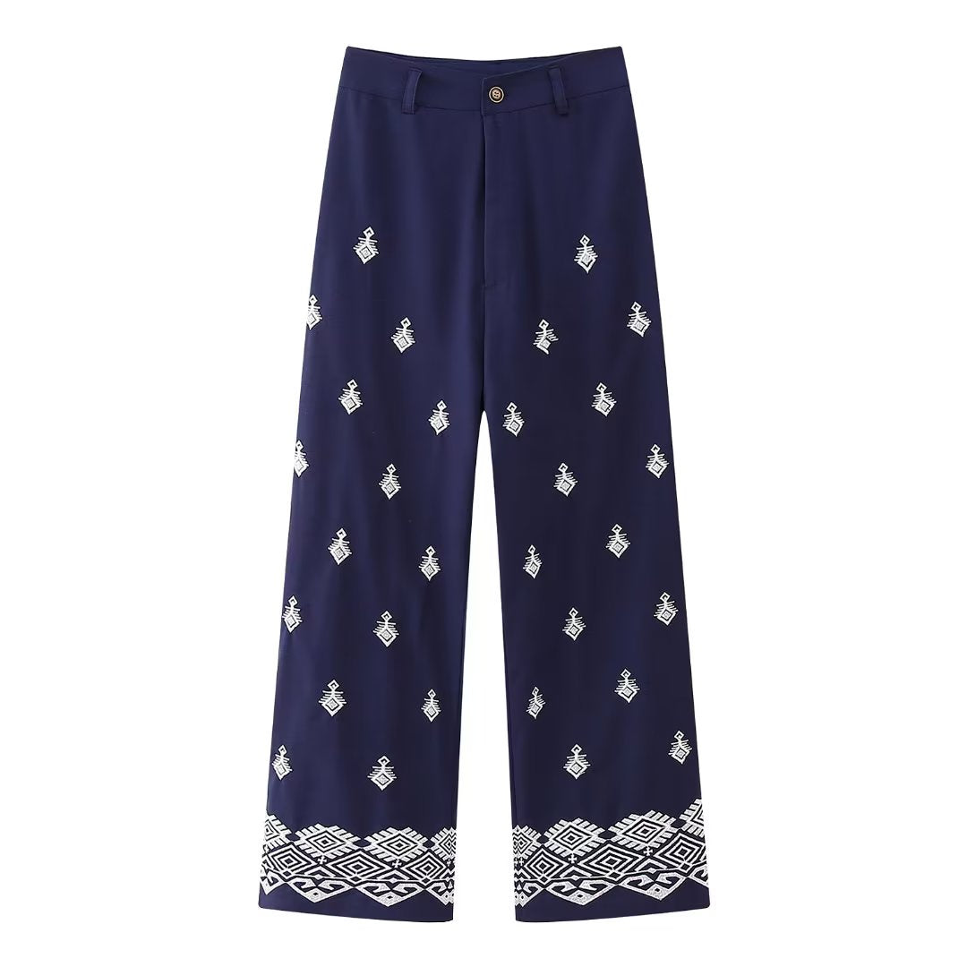 Tia Marrakesh Wide Leg Cropped Pants - 4 Colors