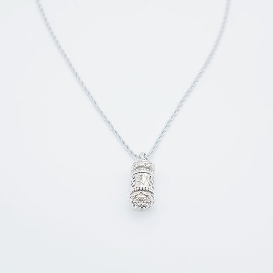 Six-Character Mantra Lotus Necklace
