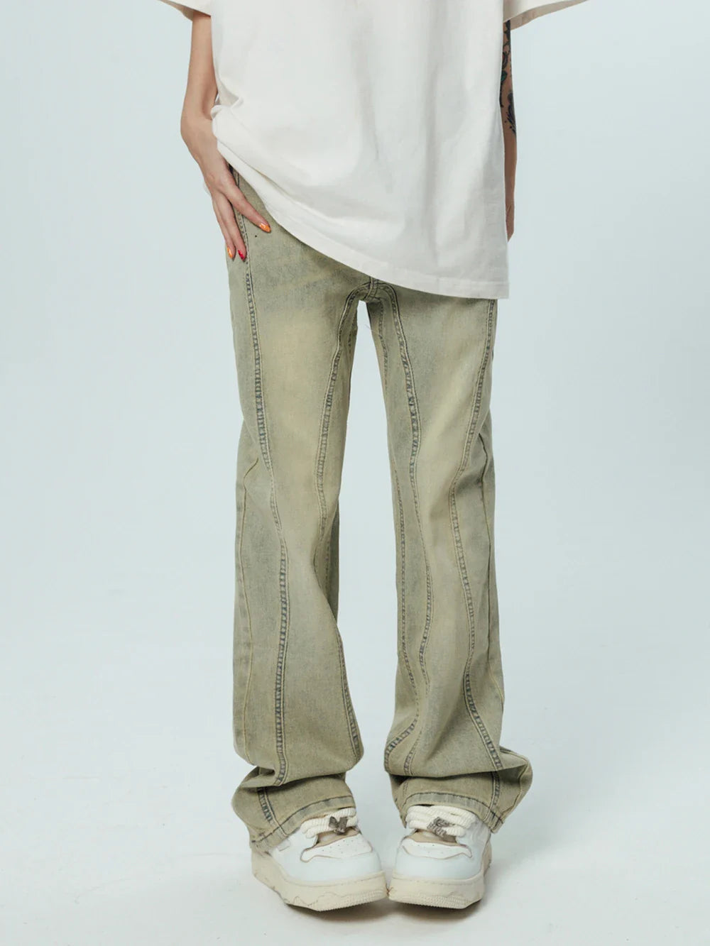 Korean Baggy Graphic Y2K Jeans