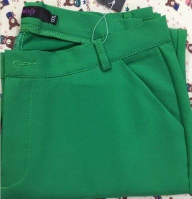 Slim Straight Trousers Women's Pants All Match Casual Spring Legging Pants Plus Size S-4XL Ankle-Length Pants