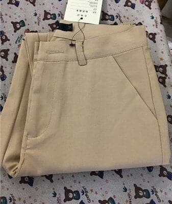Slim Straight Trousers Women's Pants All Match Casual Spring Legging Pants Plus Size S-4XL Ankle-Length Pants