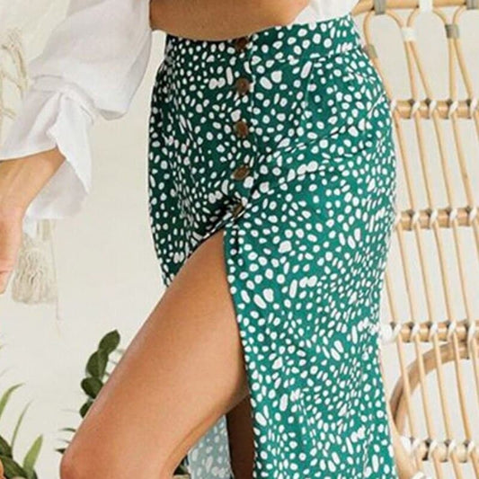 Summer Fashion Side Slit Skirts