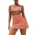 Summer Spaghetti Straps Hollow Out Short Dresses Party Beach Vestidos